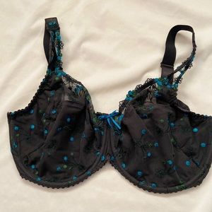 Prima Donna 40H. Like new black & turquoise
